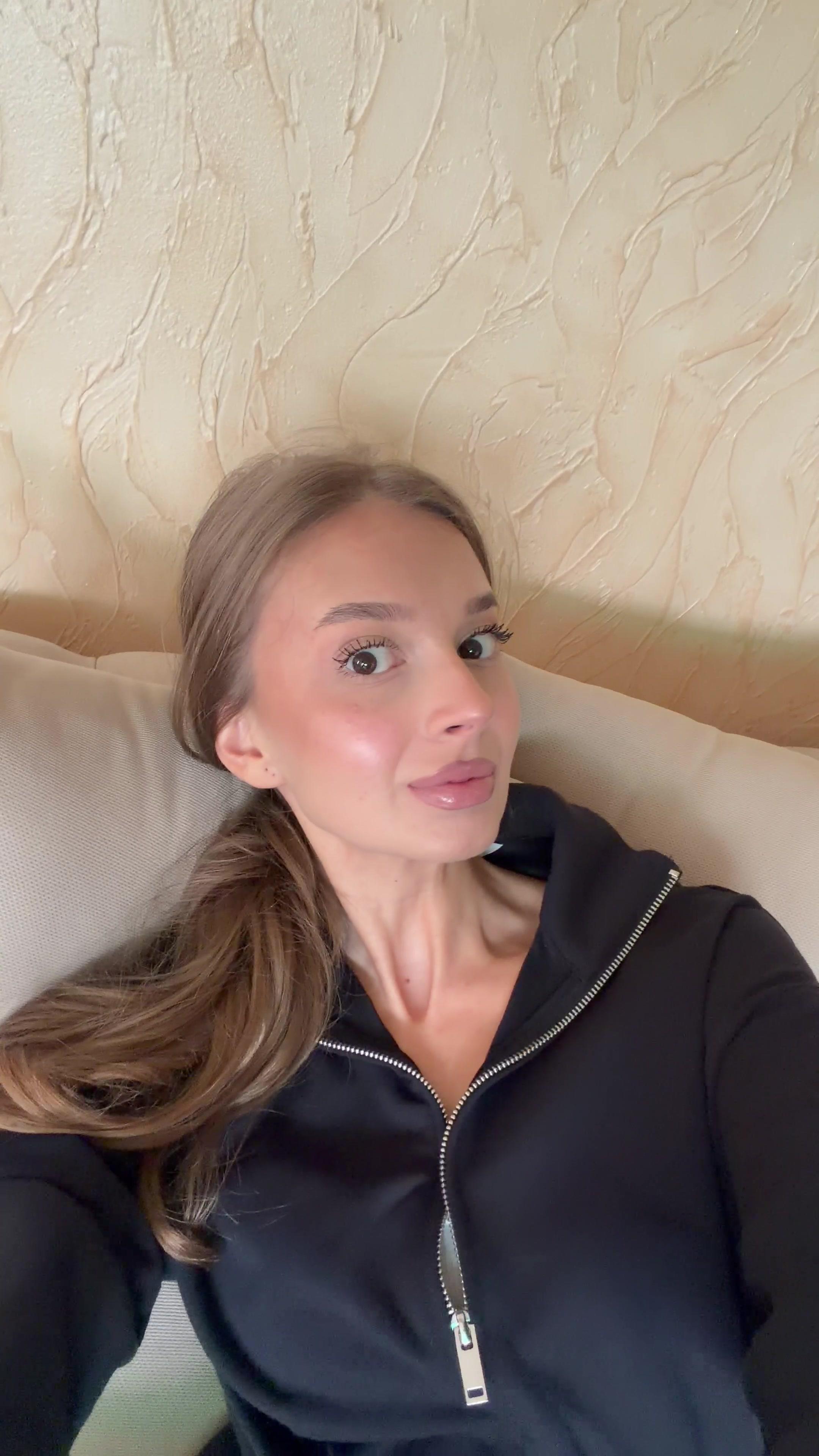 Woman Reacting With Shock and Delight