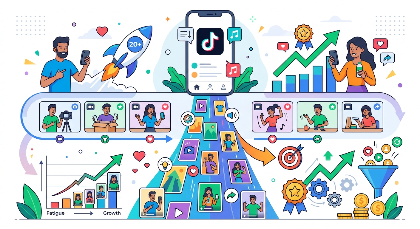 Why Your TikTok Ads Need 20+ Fresh UGC Creatives Monthly — image 1
